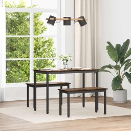 banca Stejar fumuriu 80 x 35 x 45 cm Lemn compozit GartenMobel Dekor