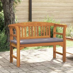 banca cu perna Finisaj cu ulei natural 114 x 46 x 82,5 cm GartenMobel Dekor