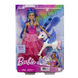 Papusa Barbie Mattel, Dreamtopia - Barbie cu unicorn