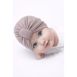Caciulita gri tip turban