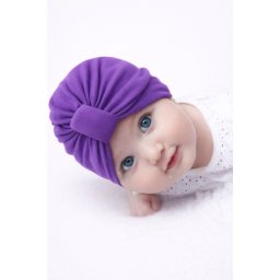 Caciulita mov tip turban