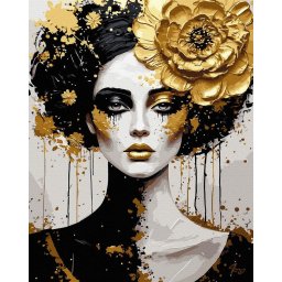Set pictura pe numere, cu sasiu, Fatetele sufletului, 40x50 cm