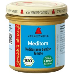 Crema tartinabila cu cu legume mediteraneene si rosii, fara gluten bio 135g