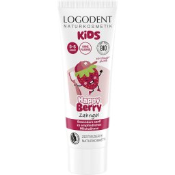 Gel dentar pentru copii Happy Berry cu capsuni, 0-6 ani 75ml