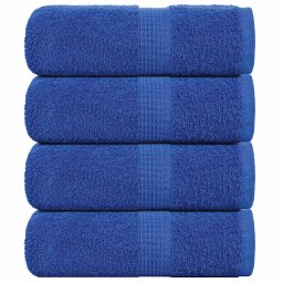 Prosoape de baie, FROGN, 4 buc., albastru, 30x30 cm, 360 g/m² GartenMobel Dekor