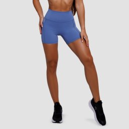 GymBeam Pantaloni scurți pentru femei FIT Steel Blue XL