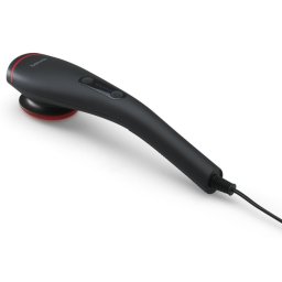 Aparat de masaj Beurer MG 24, 12W, Incalzire, Vibratii, 3 atasamente, 2 trepte, LED, Negru
