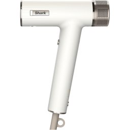 Uscător de păr Shark HD334EU, 1700W, Difuzor, 3 moduri, 3 accesorii, Protecție împotriva deteriorării cauzate de căldură, 110°C, Ionizator, Alb