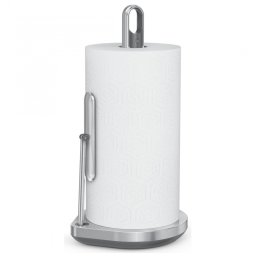 Suport hartie de bucatarie cu pulverizator integrat SimpleHuman KT1196, 177 ml, 20.3x17.8x38.1 cm, Otel inoxidabil, Inox