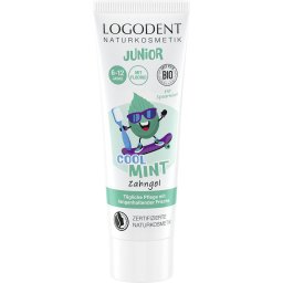 Gel dentar cu menta pentru copii, 6-12 ani 75ml