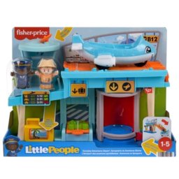Set de joaca Aeroport Fisher Price Little People, interactiv, 1-5 ani