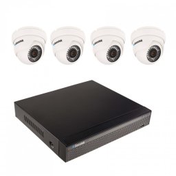 BAZAR - Set de camere de 8 MP cu înregistrare 4K Secutek SLG-NVR3604CDP1S800 - 4x 8MP dome camera, NVR