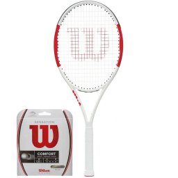Racheta Tenis WILSON Six.One Lite 102 Alb/Rosu