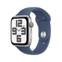 Smartwatch Watch SE GPS + Cellular 44 mm Silver Aluminium Case with Denim Sport Band - S/M