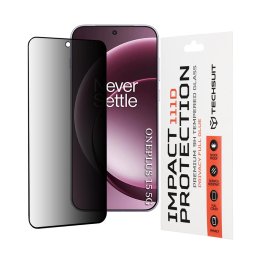 Folie pentru OnePlus 15 - Techsuit 111D Privacy Full Glue - Black