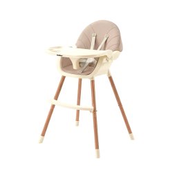 Scaun de hrănire 2 în 1 bej