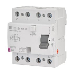 Diferential RCCB 63A 3P+N 300mA 10kA tip A Eti 002061533