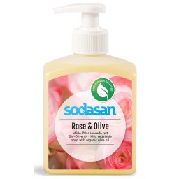 Sapun lichid cu trandafir si masline bio 300ml