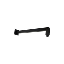 Paffoni - Braț de duș cu profil pătrat 40 cm, negru