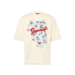 DSQUARED T-Shirt S71GD1643D20020 103 ivory