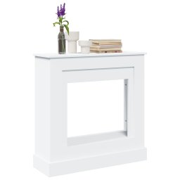 Masca de semineu, alb, 90x30x90 cm, lemn prelucrat GartenMobel Dekor