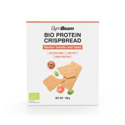 GymBeam BIO Crispbread cu proteine 100 g Tomato & Basil