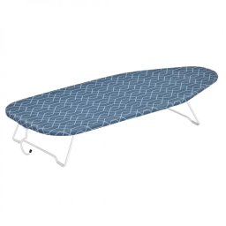 Scândură de călcat Kinghoff KH 1936, 76x30.5 cm, pliabilă, cârlig pentru agățat, albastru