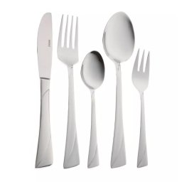 Set de 30 de tacâmuri Kinghoff KH 1454, Pentru 6 persoane, Oțel inoxidabil, Argint