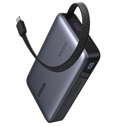 Baterie externa PB550 Cablu Incorporat, USB, Type-C, 20000mAh, 67W Grey