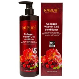 Raburi Balsam de par cu colagen si vitamina C + E 900 ml