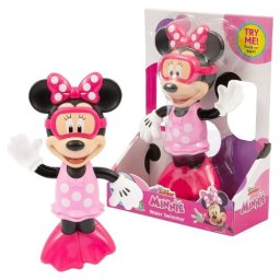 Figurina Disney, Minnie Mouse inotatoare, 17cm 18m+