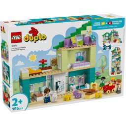 Casa moderna de familie 3 in 1, cu figurine