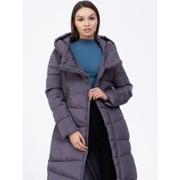 Grey hooded winter coat TIFFI-FIFI MERIBEL