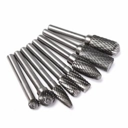 Trusa 8 Freze de CARBURA 6mm MARI pentru Metal
