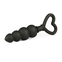 SuperLove Silicone Anal Beads Black