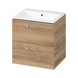 Cersanit S801-458 - Dulap suspendat de baie cu lavoar NIKO 50x40 cm nuc