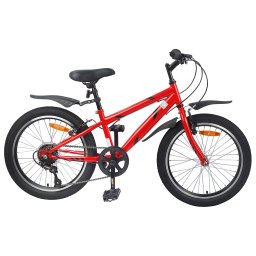 Bicicleta pentru Copii 24 Inci 6-Speed pentru 8-12 ani Rosu GartenMobel Dekor