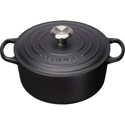 Le Creuset Signature Casserole round 24 cm black