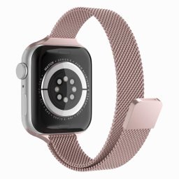 Curea pentru Apple Watch 1/2/3/4/5/6/7/8/SE/SE 2 (38/40/41mm) - Techsuit Watchband (W034) - Pink