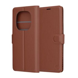Husa Husa pentru Xiaomi Redmi Note 14 Pro 4G / Poco F7 - Techsuit Leather Folio - Brown