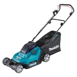 Masina de tuns gazon LXT 18V, 43 cm, livrata cu 2 acumulatori 18V 5.0Ah MAKITA DLM432PT2