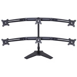 Suport Monitor Multibrackets 6 Monitoare Birou 15-24inch Negru