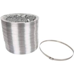Tubulatura din Aluminiu Intensiv Furtun Extern pentru Aeroterma Electrica PRO 15KW P 3m Argintiu