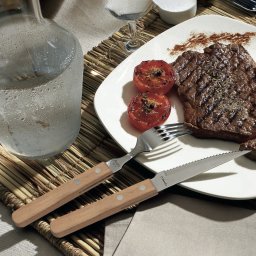 Set 6 cutite inox pentru friptura si pizza Amefa