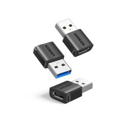 US701, USB Type-C(M) la USB2.0(T), incarcare max 3A, include 3 bucati, negru