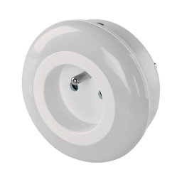 Lampă de veghe LED cu senzor și priză LED/0,3W/230V
