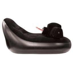 SuperLove Velvet Luxury Inflatable Fucking Bed Black