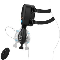 SuperLove Swing Function Automatic Orgasmic Masturbator Black