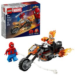 LEGO Omul Paianjen vs Calareţul fantoma pe motocicleta Quality Brand