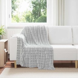 Paturi de aruncat 6 pcs Gri 150 x 130 cm Molton GartenMobel Dekor